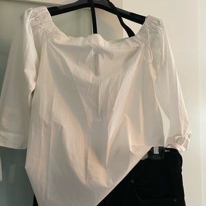 White off the shoulder blouse